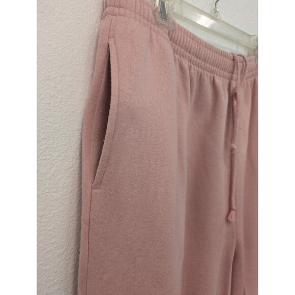 90s Bold Spirit Pink Floral Embroidery Set  Sweatshirt Pants sz XL Grannycore - Picture 10 of 13